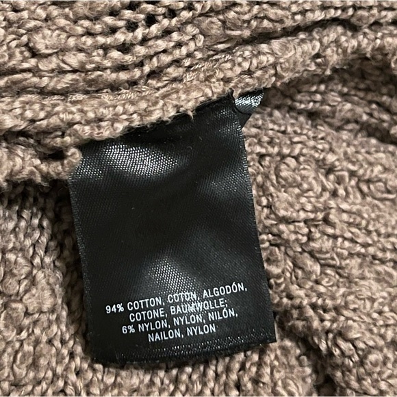 Anthropologie Moth Brown Chunky Cowl Neck Sweater - Picture 5 of 6